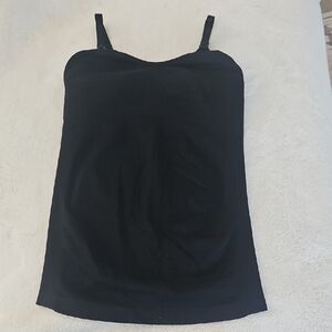 Black Women's Maternity Nursing Tank Top